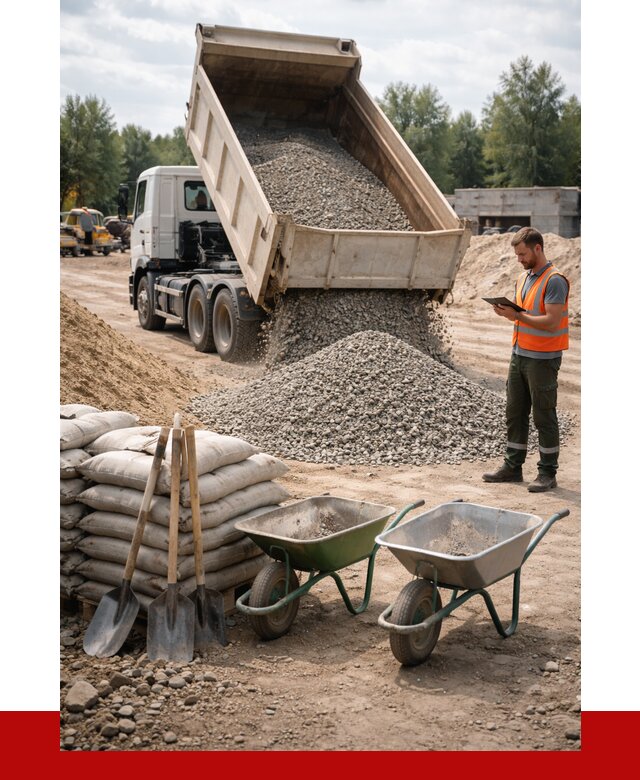 Доставка нерудных материалов в Удомле от 1247 руб. | ПРОНЕРУДДмл