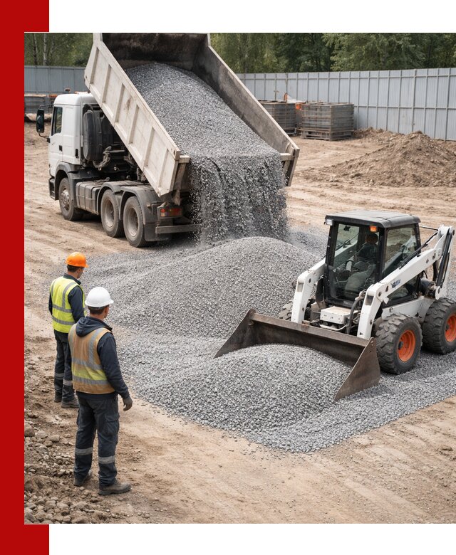 Доставка и продажа гранитного щебня фракции 0-5 в Удомле