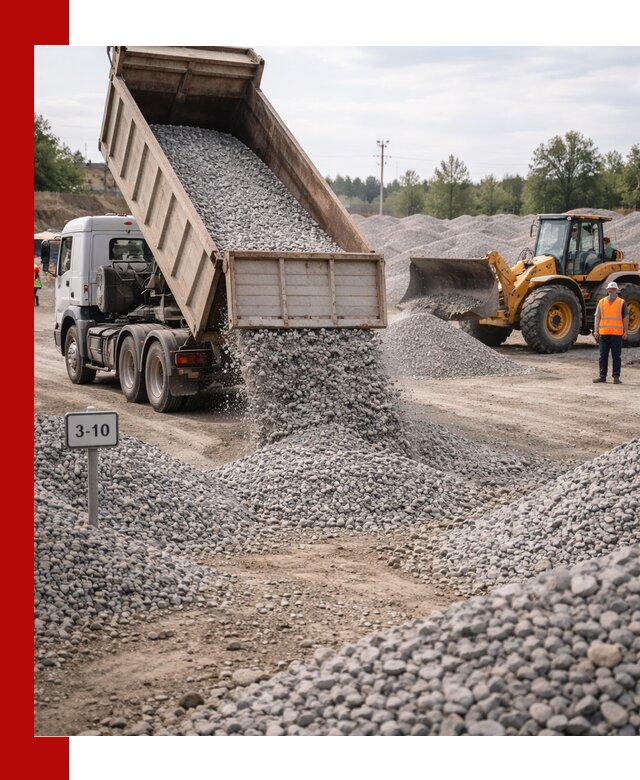 Гранитный щебень фракции 3–10: доставка и продажа в Удомле