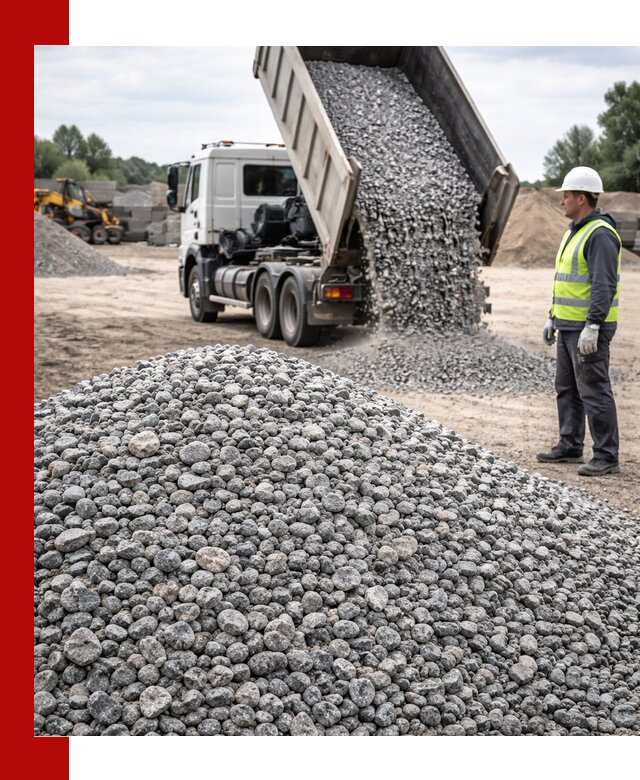 Доставка и продажа гранитного щебня фракции 5-20 в Удомле