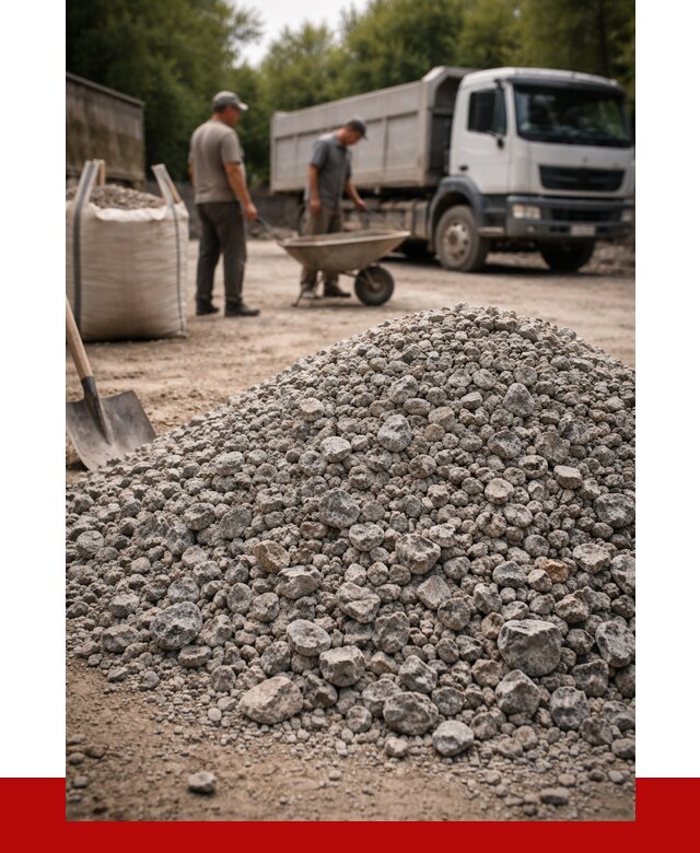 Гранитный щебень фракция 20-40 в Удомле от 3324 руб. ПРОНЕРУДДмл