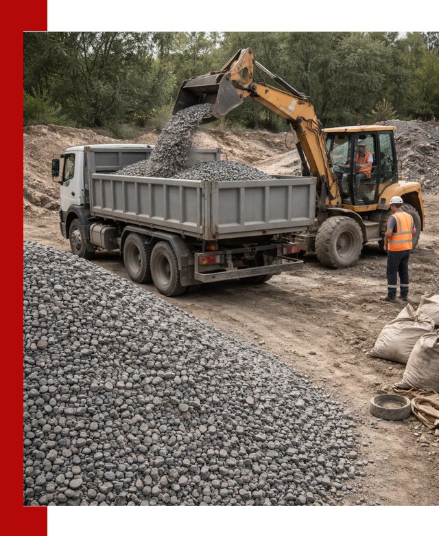Доставка гравийного щебня в Удомле оптом и в розницу