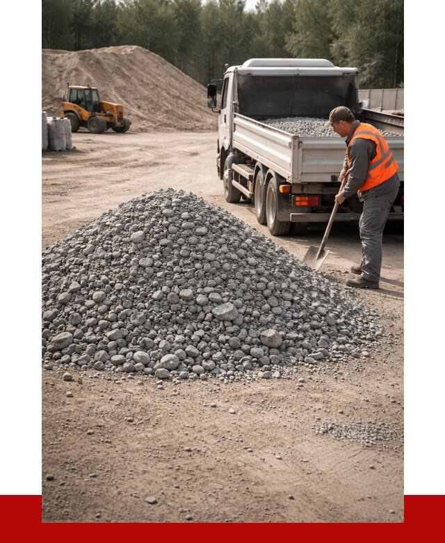 Гравийный щебень фракция 5-10 в Удомле от 2286 р. | ПРОНЕРУДДмл