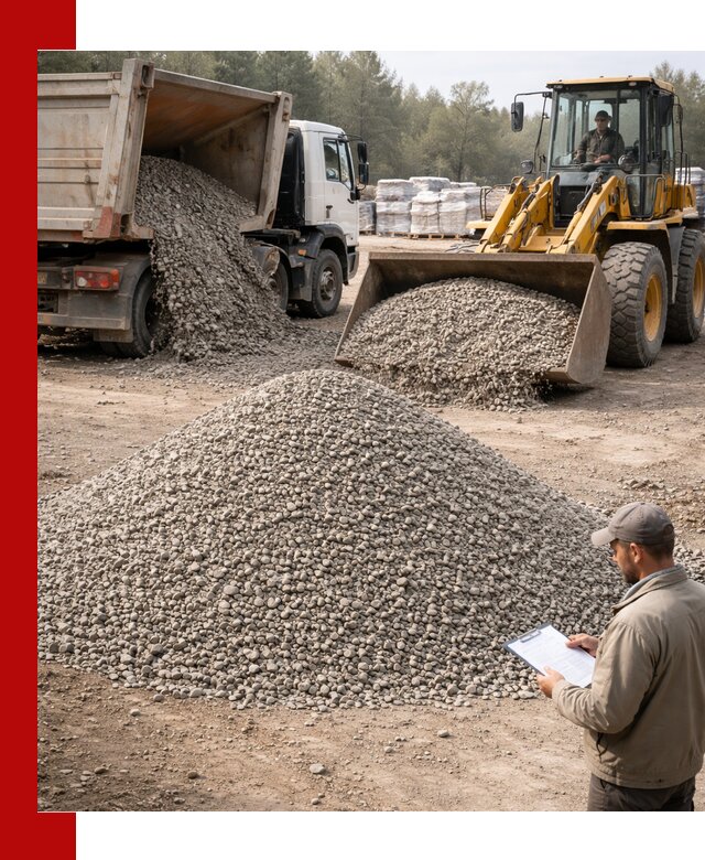 Гравийный щебень фракция 5–10 с доставкой в Удомле