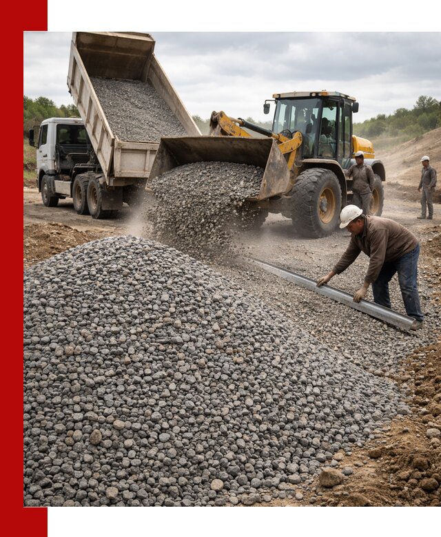 Гравийный щебень фракция 5-20 с доставкой в Удомле