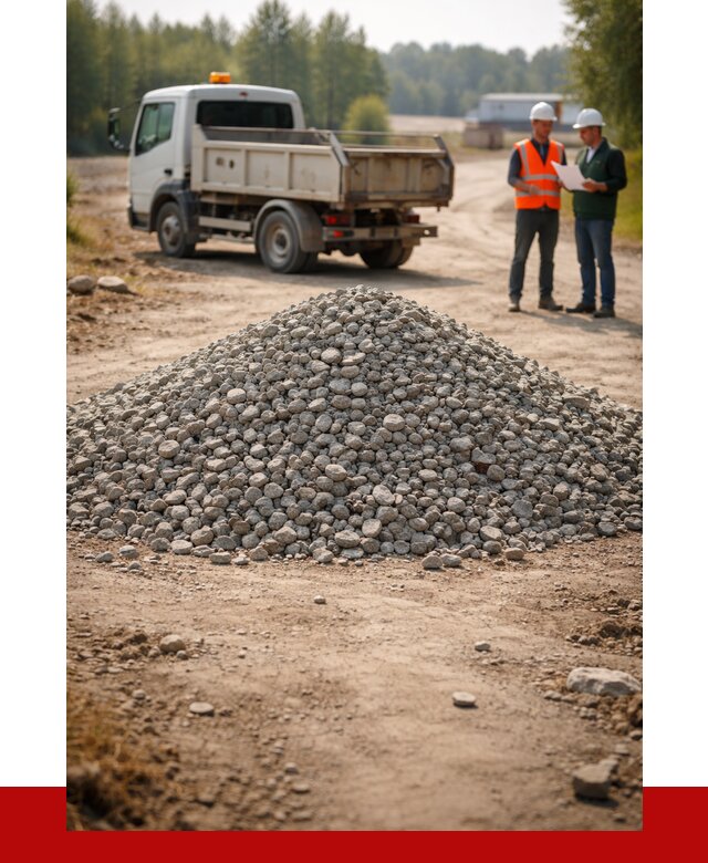 Гравийный щебень фракция 20-40 в Удомле от 1247 р. | ПРОНЕРУДДмл