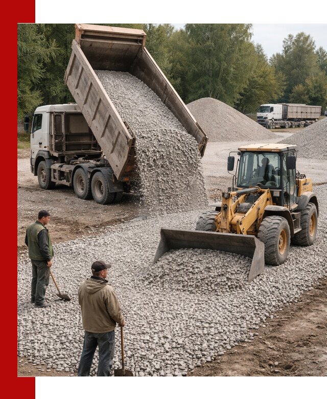 Купить гравийный щебень фракция 20-40 в Удомле с доставкой