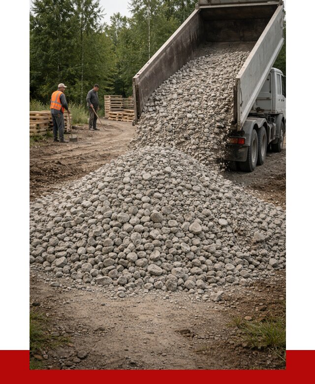 гравийный щебень фракция 70-120 в Удомле от 2545 р. ПРОНЕРУДДмл