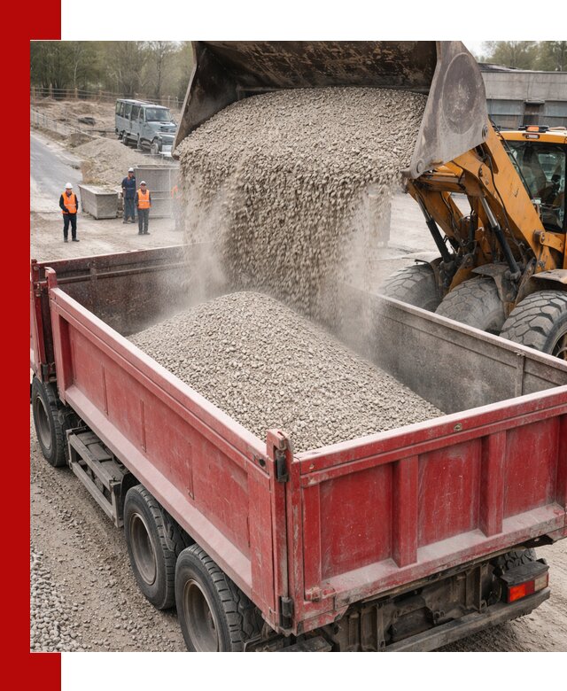 Купить известняковый щебень фракции 0-5 с доставкой в Удомле