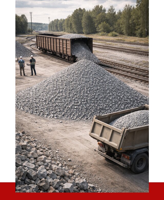 Железнодорожный щебень 20-60 в Удомле от 1766 р. | ПРОНЕРУДДмл