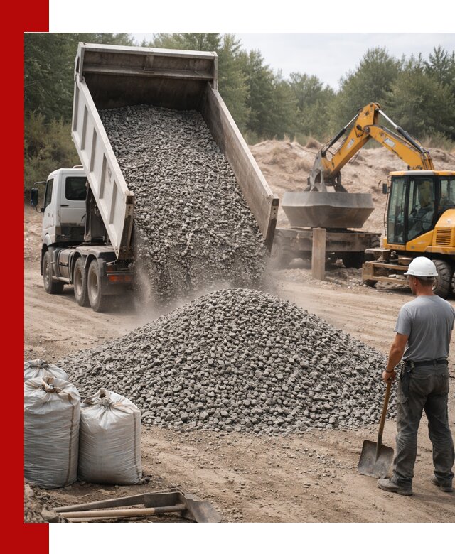 Доставка и продажа бетонного щебня в Удомле