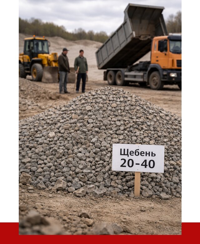 Бетонный щебень фракция 20-40 в Удомле от 2545 р. | ПРОНЕРУДДмл