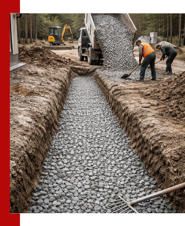 Щебень для дренажа с доставкой в Удомле высокого качества