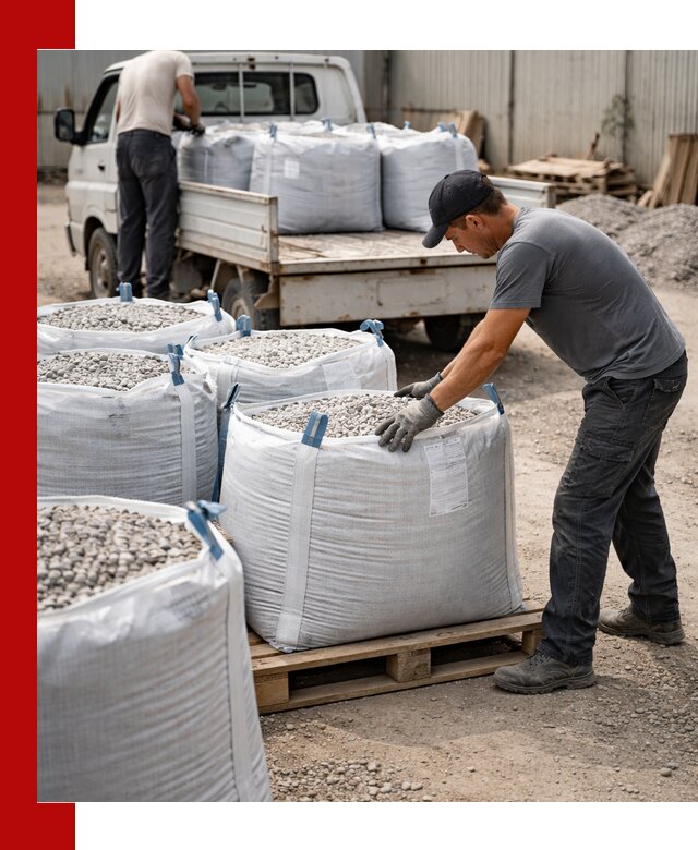 Доставка щебня в мешках по выгодным ценам в Удомле