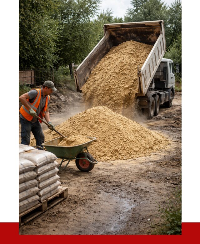 Купить песок с доставкой в Удомле от 1870 р. | ПРОНЕРУДДмл