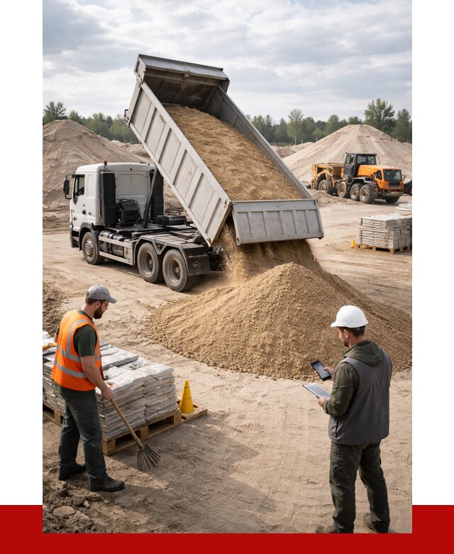 Карьерный песок с доставкой в Удомле от 3740 р. ПРОНЕРУДДмл