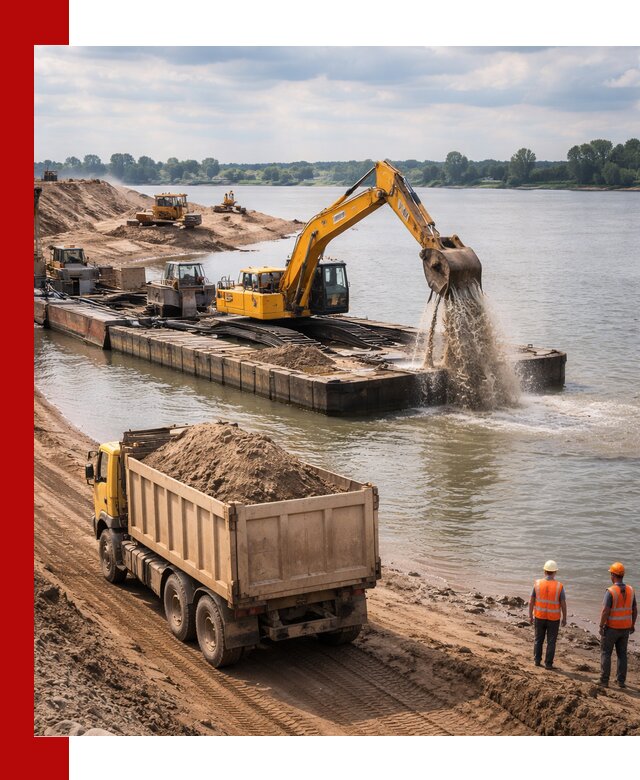 Намывной песок с доставкой в Удомле оптом и в розницу