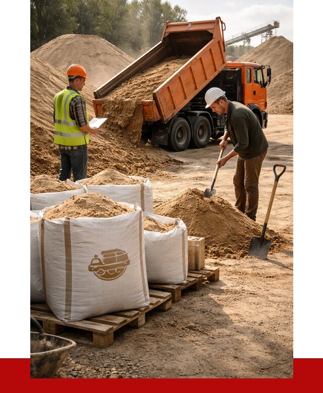 Строительный песок в Удомле от 2286 р. с доставкой, ПРОНЕРУДДмл