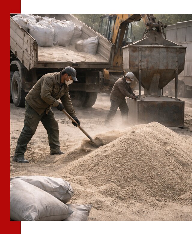 Кварцевый песок для пескоструя в Удомле — доставка и качество