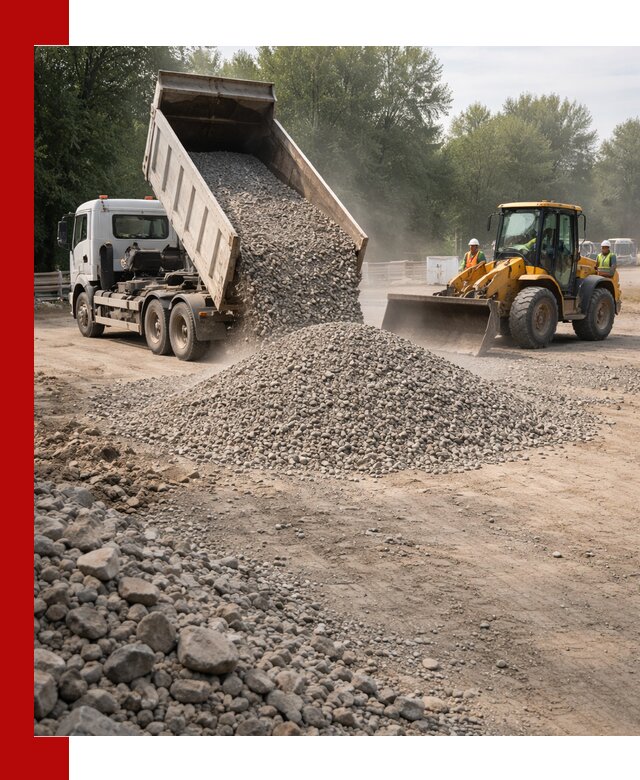 Гравий фракция 5–20 доставка в Удомле оптом и в розницу