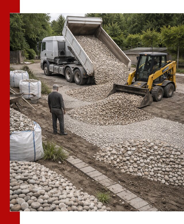 Доставка морской гальки оптом и в розницу в Удомле