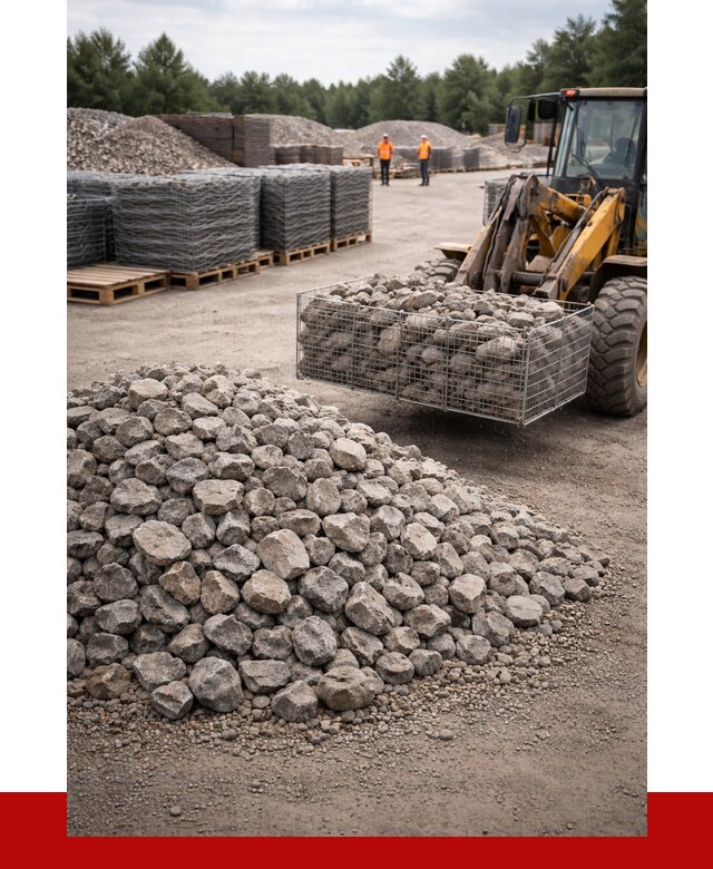 Камень для габионов фракция 70-150 в Удомле от 4363 р. | ПРОНЕРУДДмл