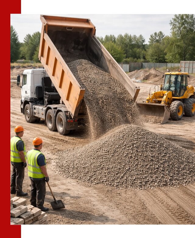 Доставка щебёночно-песчаной смеси ЩПС С7 в Удомле