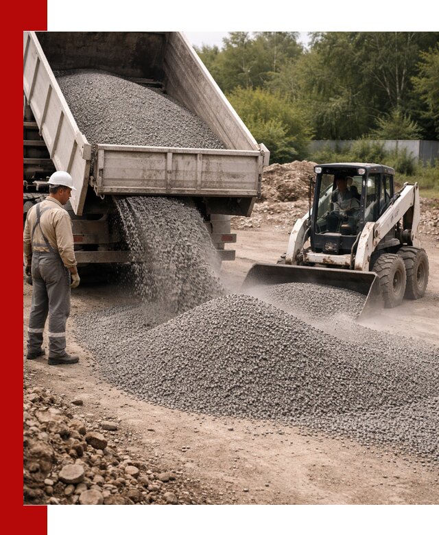 Доставка гравийного отсева 0-5 в Удомле оптом и в розницу