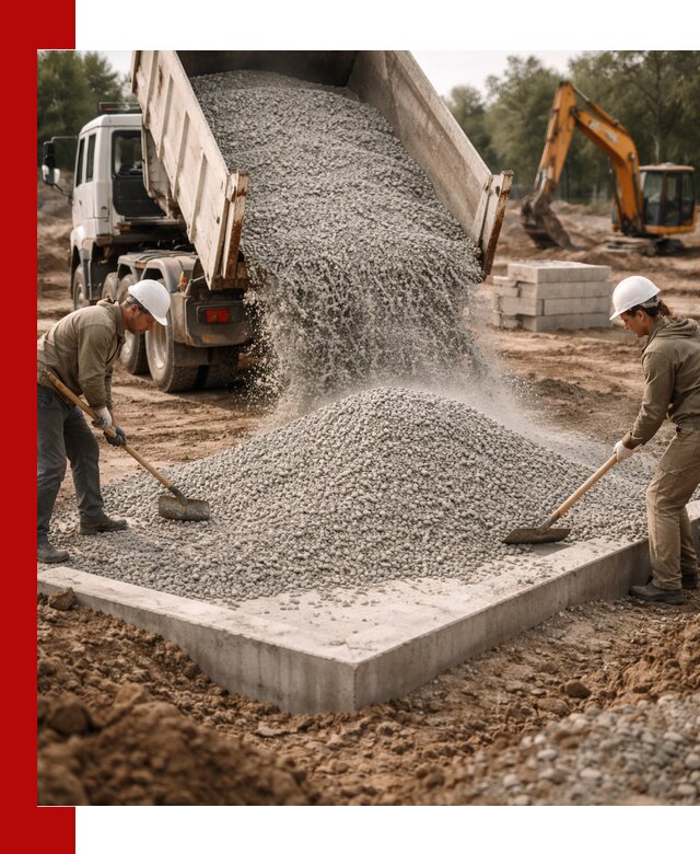 Доставка и продажа отсева для бетона в Удомле