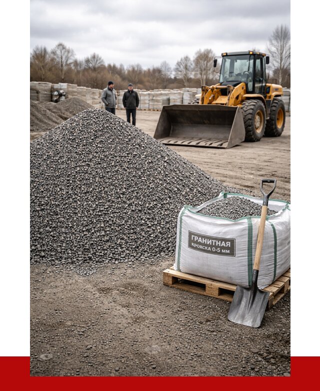 Купить гранитную крошку в Удомле от 4987 р. с доставкой | ПРОНЕРУДДмл