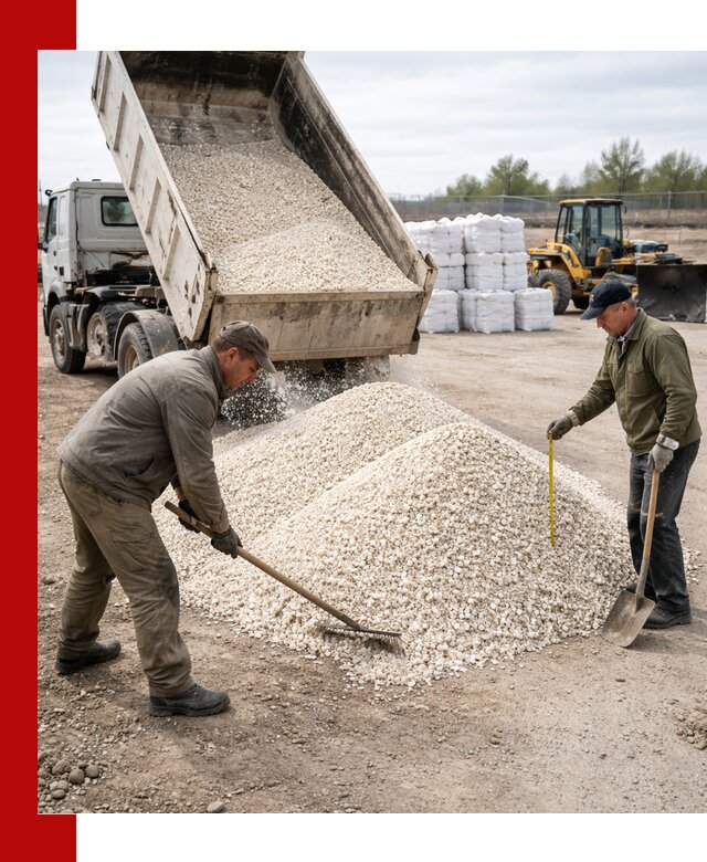 Мраморная крошка с доставкой и разгрузкой в Удомле