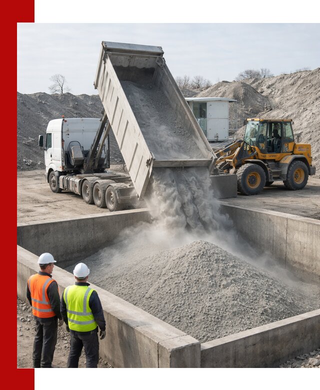 Доставка цемента навалом в Удомле крупными партиями