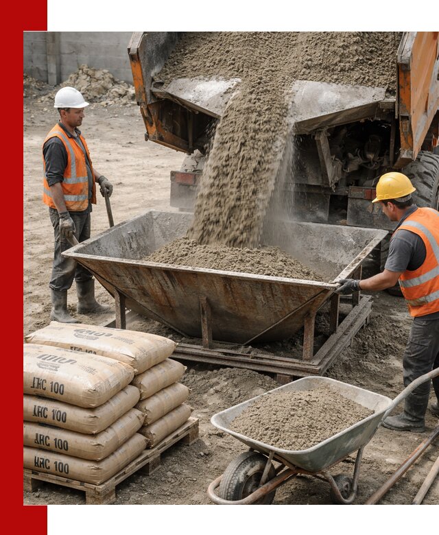 Доставка цементно-песчаной смеси М100 в Удомле