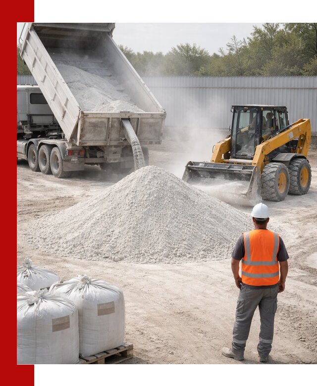 Доставка и продажа известняковой муки в Удомле