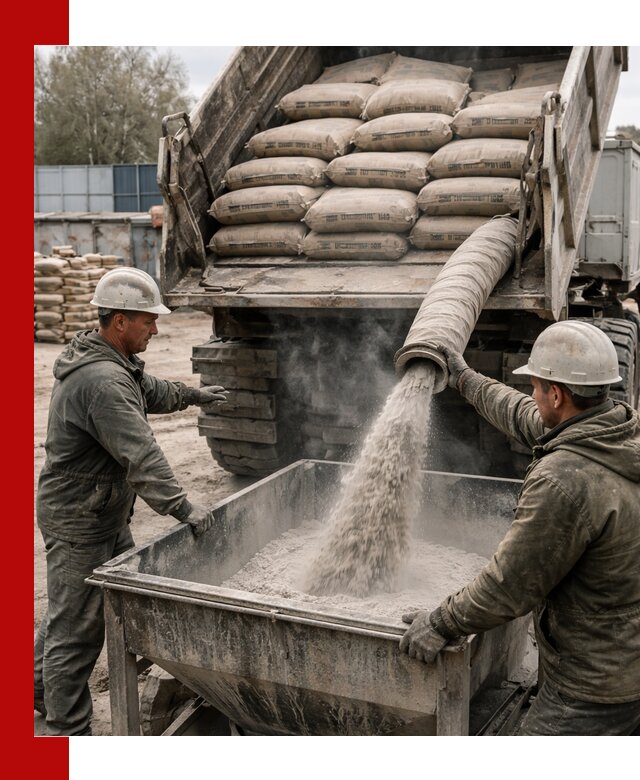 Доставка цемента М400 в Удомле оптом и в розницу