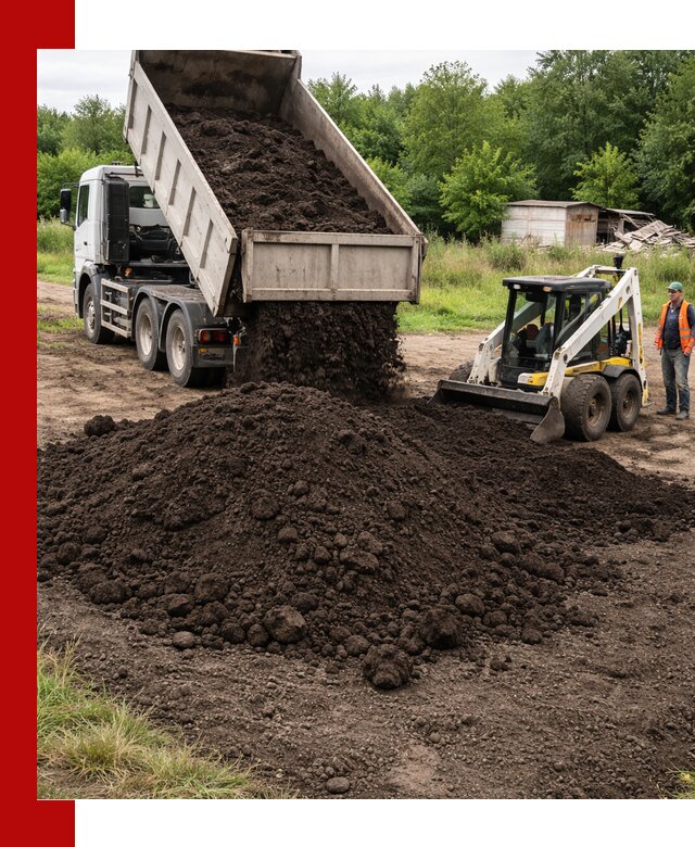 Поставка плодородной земли с доставкой самосвалом в Удомле