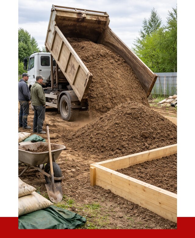 Торфо песчаная смесь в Удомле с доставкой от 1922 р. | ПРОНЕРУДДмл
