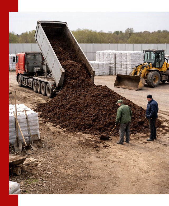 Доставка торфяных смесей оптом и в розницу в Удомле