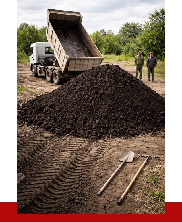Купить чернозем навалом в Удомле от 1247 р. за куб | ПРОНЕРУДДмл