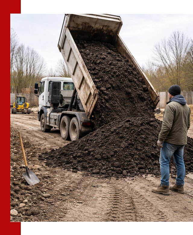 Доставка чернозема навалом в Удомле быстро и выгодно