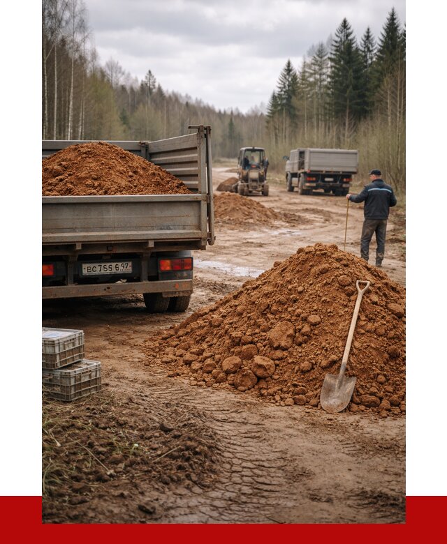 Глина и суглинки в Удомле от 4675 р. за куб | ПРОНЕРУДДмл