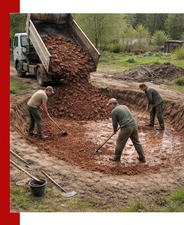 Купить качественную глину для пруда в Удомле