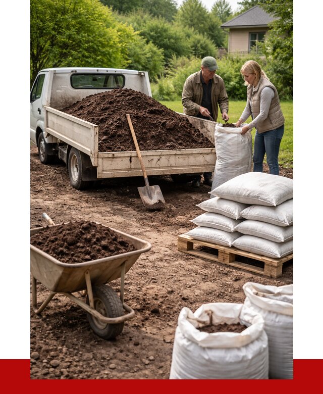 Перегной в мешках с доставкой в Удомле от 2286 р. | ПРОНЕРУДДмл