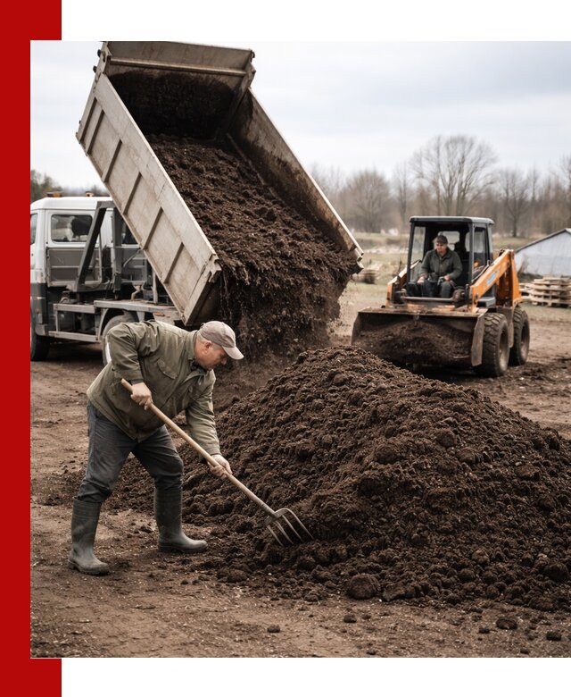 Доставка и продажа перегноя в Удомле быстро и дешево