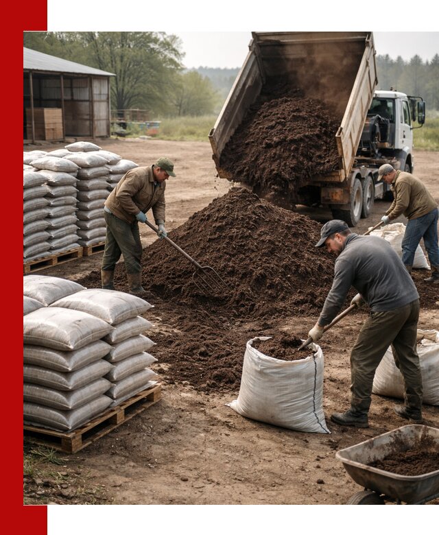 Доставка компоста оптом и в розницу в Удомле