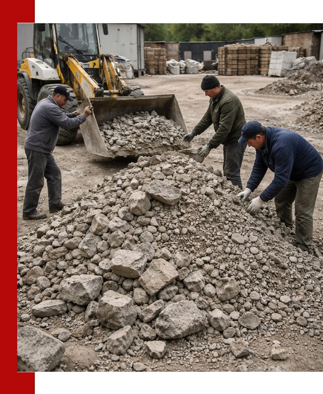 Демонтаж и вывоз бой бетона в Удомле