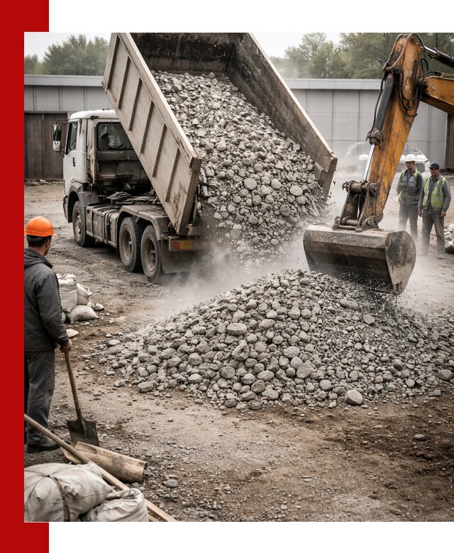 Доставка дробленого бетона в Удомле оптом и в розницу