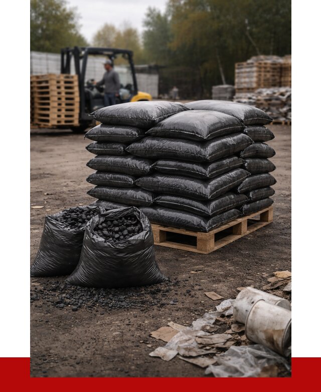 Купить уголь в мешках с доставкой в Удомле от 7792 р. | ПРОНЕРУДДмл