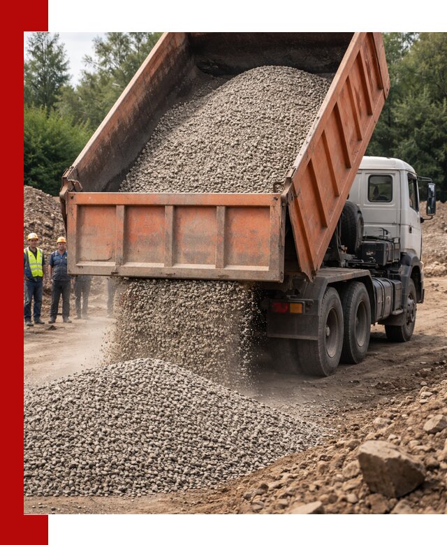 Доставка сыпучих материалов самосвалом в Удомле быстро и надежно