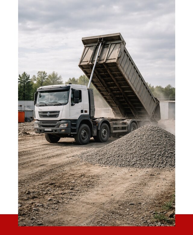 Доставка самосвалом 40 кубов в Удомле от 9350 р. | ПРОНЕРУДДмл